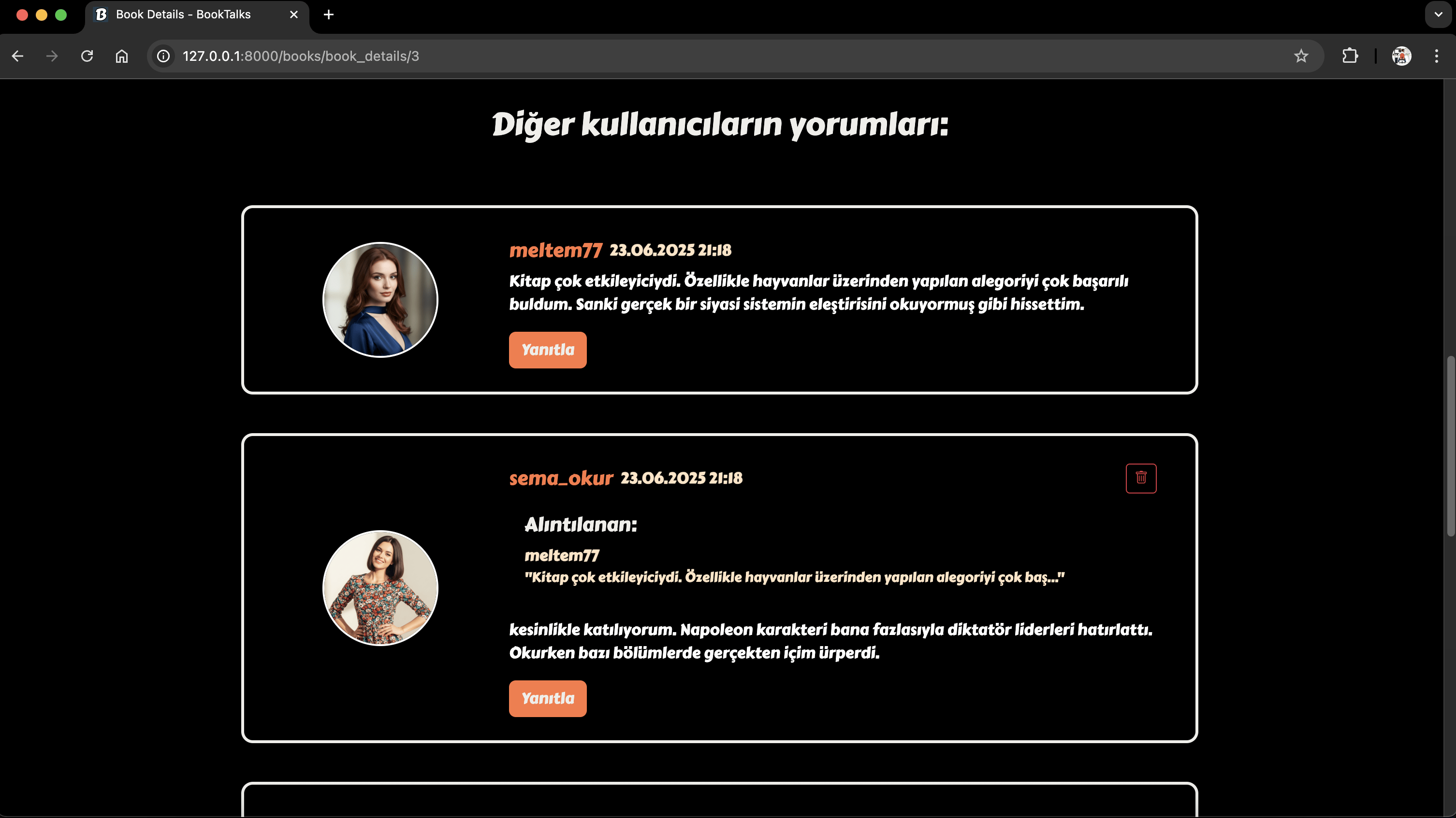 Yorum sistemi